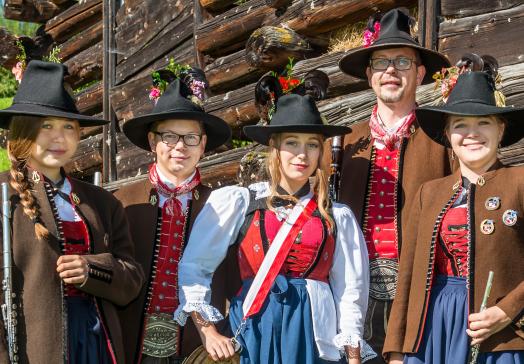 Bereit zum Ausrücken für das Talfest