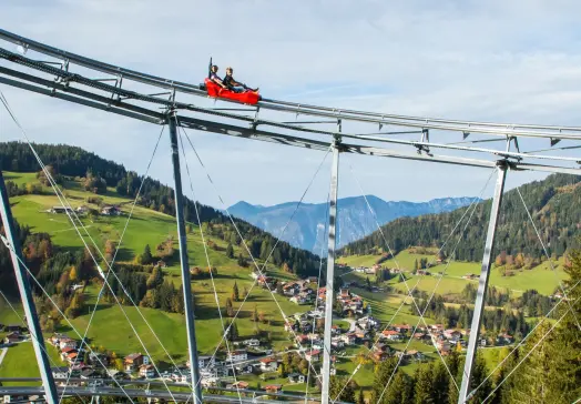 Familienpark Drachental Wildschönau mit Drachenflitzer Alpine Coaster nahe Landhotel Tirolerhof Oberau