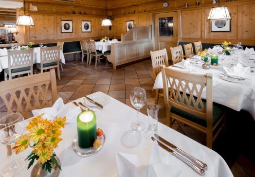 Genießen Sie ein gutes Glas Wein im Restaurant