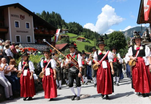 Numerous music bands inspire the spectators at the Wildschönau Valley Festival