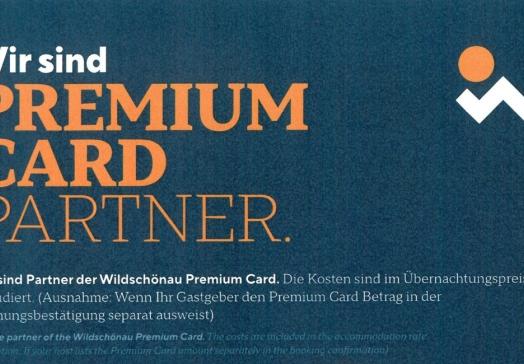 Die Wildschönau Premium Card