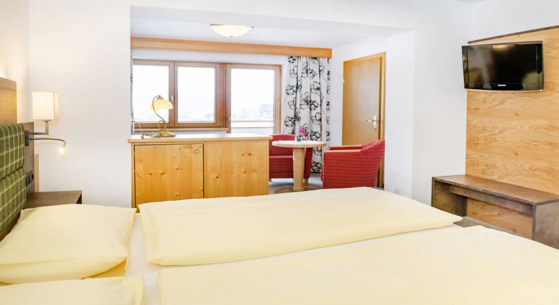 Auch die Möglichkeit eines Zusatzbettes besteht im Landhotel Tirolerhof