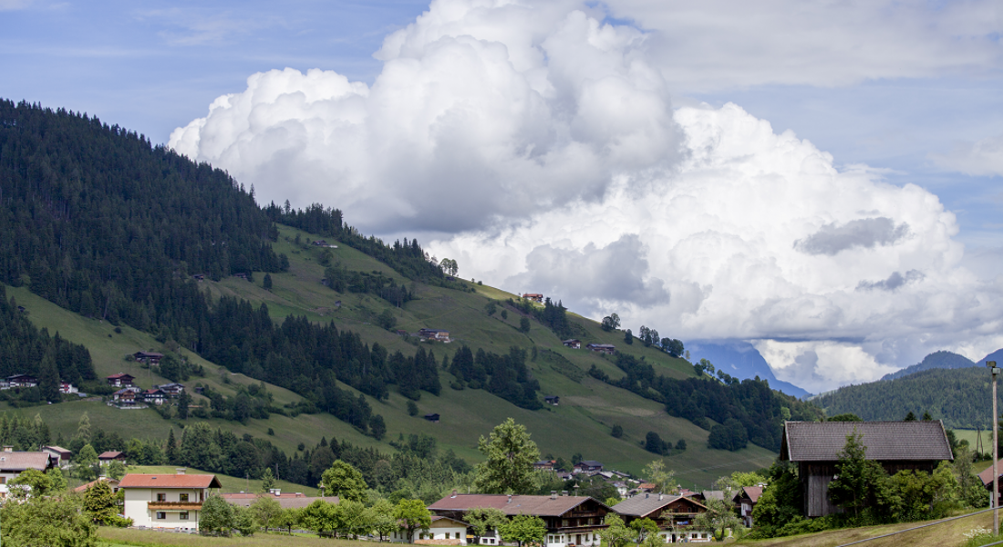 Blick Richtung Wilder Kaiser